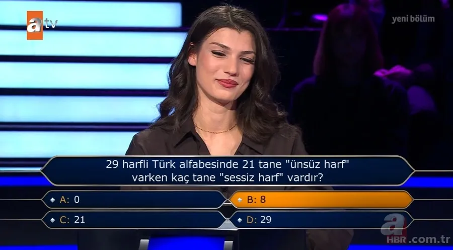 Milyoner'de alfabe sorusu damga vurdu! Verdiği yanıtla herkesi şoke etti 5