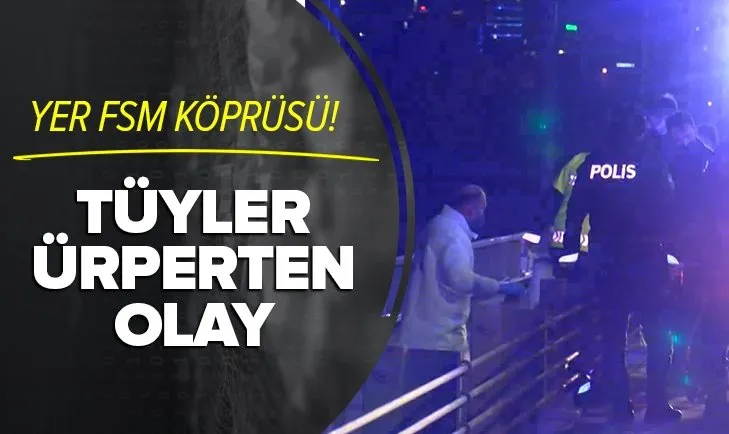 FSM Köprüsü'nde korkunç kaza! Ön tekerini kaldırıp ilerleyen motosikletli hayatını kaybetti