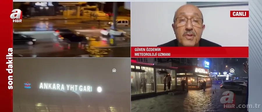 Başkent Ankara'yı sağanak vurdu! Cadde ve sokaklar göle döndü | Can kaybı var mı? Vali Vasip Şahin A Haber'de anlattı 8