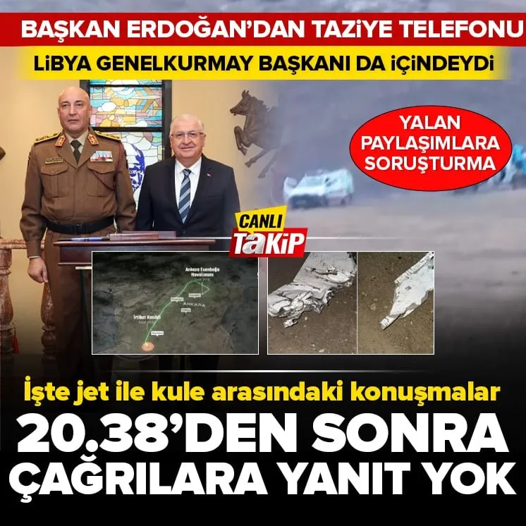 Ankara’da özel jet düştü!