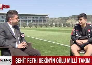Şehit Fethi Sekin'in oğlu Burak Tolunay Sekin A Haber'e konuştu! Ailemi temsil ettiğim için gururluyum