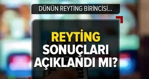 27 Mart reyting sonuçları açıklandı mı?