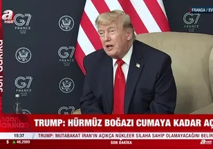 Trump: Hürmüz Boğazı cumaya kadar açılacak