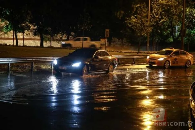 İstanbul'da beklenen yağış başladı 6