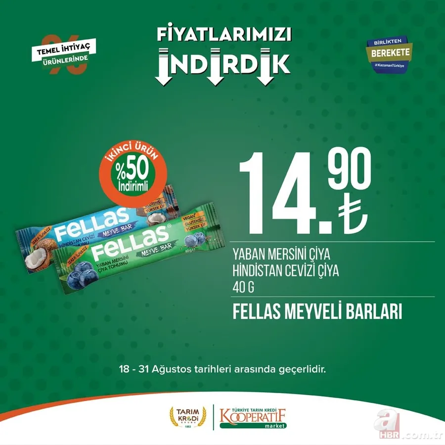 Yeni ürünleri görenler kapıda kuyruk oldu! Tarım Kredi Market listeyi güncellendi! 30'lu yumurta 68.50, Tereyağı 89.90, 40'lı tuvalet kağıdı 168.90 TL... 9