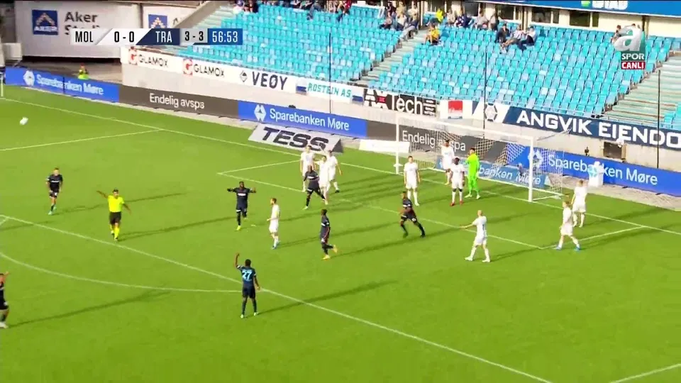 Molde 0-1 Trabzonspor maçındaki ilk golün videosunu izlemek için tıklayın
