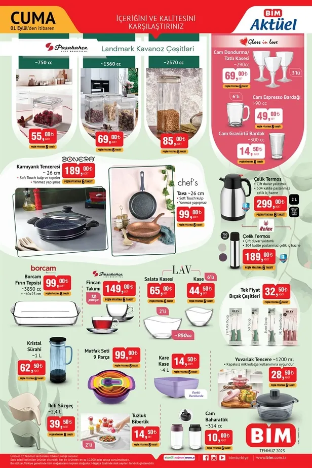 BİM 1 Eylül Cuma aktüel ürünler kataloğunda ne var? BİM’de bu hafta 4.799 TL’ye robot süpürge ve 1.799 TL’ye Airfryer geliyor