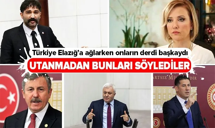 Türkiye Elazığ’a ağlarken sosyal medyada provokatörlük yaptılar!