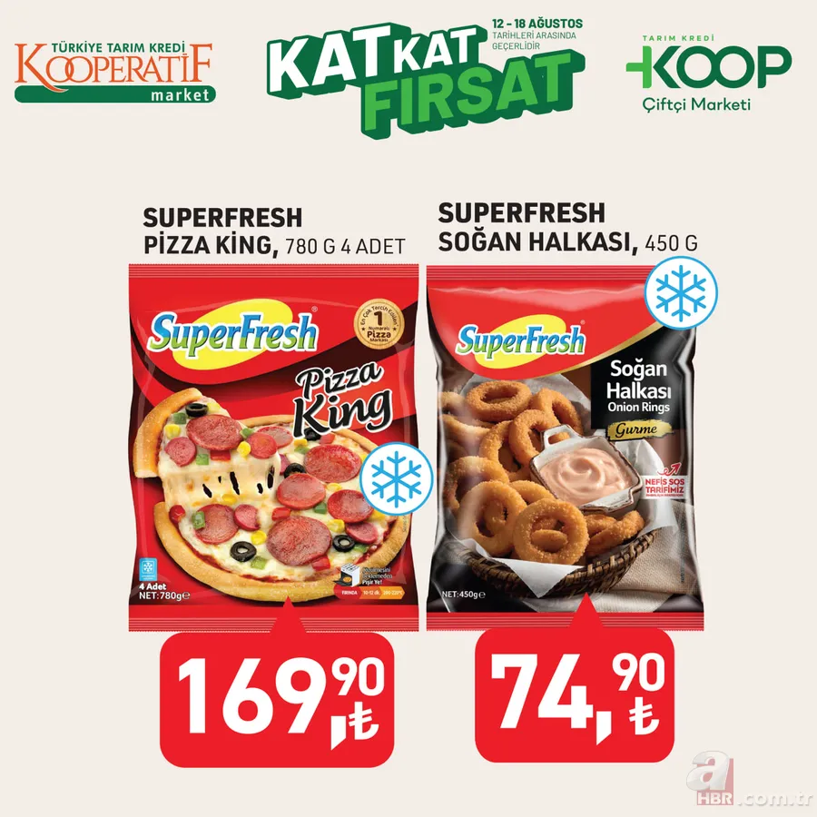 13-18 Ağustos Tarım Kredi Kooperatifi kampanyası: Zeytinyağı, tavuk baget çeşitleri, dana kıyma ve daha birçok üründe özel fiyatlar 16