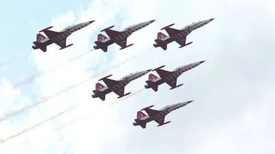 Türk yıldızları Erzurum semalarında...