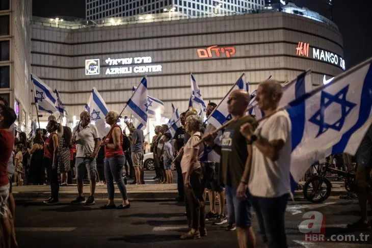 İsrail’de öfke büyüyor: On binlerce İsrailli Netanyahu hükümetine karşı meydanlara akın etti