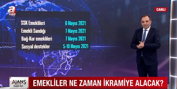 Memur ve emeklilerin Temmuz 2021 zam oranı ne kadar olacak? Bayram ikramiyeleri ne zaman yatacak? A Haber canlı yayınında açıkladı