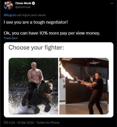 Putin’i dövüşe çağıran Elon Musk’a Rusya’dan misilleme: Sen küçük şeytansın! Çeçen Lider Kadirov da düelloya katıldı