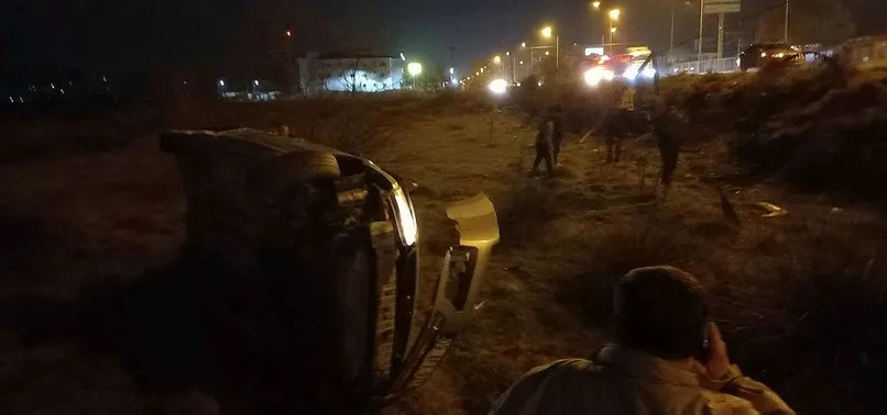 Aydın’da otomobil araziye uçtu!