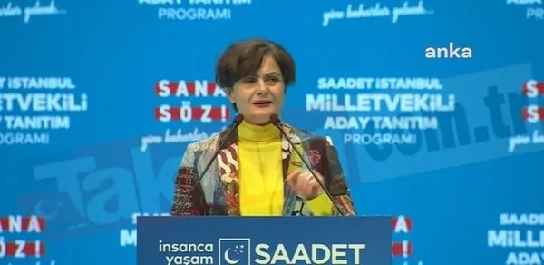 Saadet Partisi’nin içler acısı hali! Kaftancıoğlu’nu kürsüye çıkarıp nasihat dinlediler