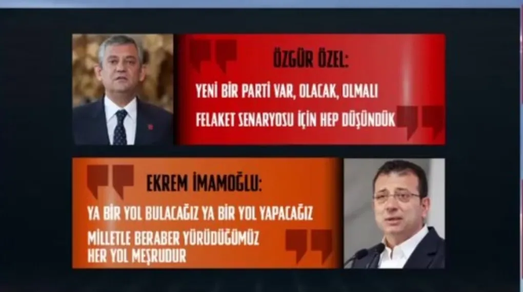 Özel-İmamoğlu'nun "B planı"  yeni parti