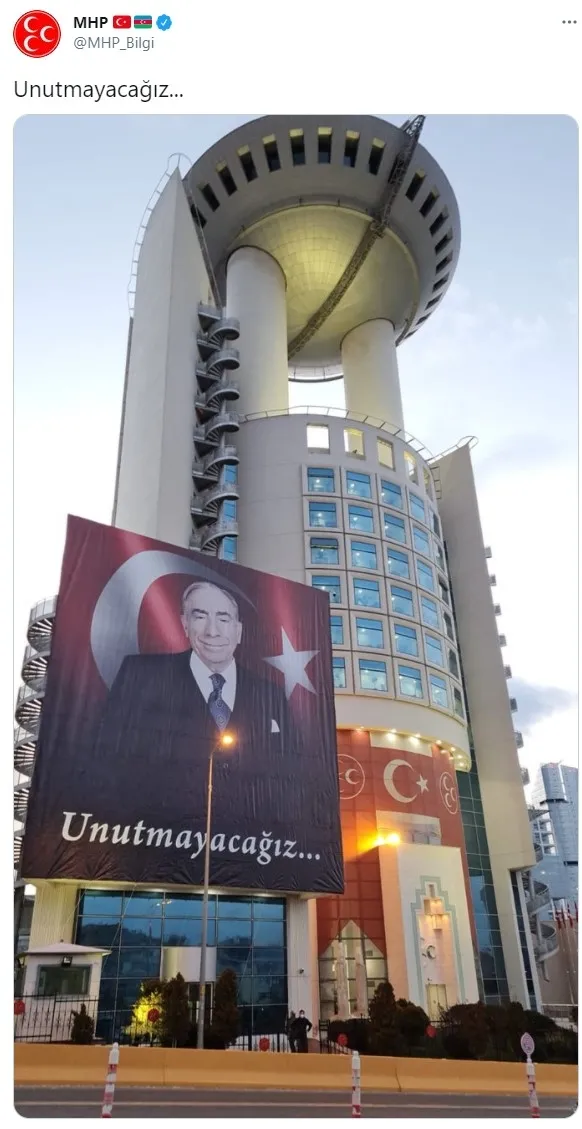 MHP Genel Başkanı Devlet Bahçeli vefatının 24'üncü yılında Alparslan Türkeş'i andı - 1