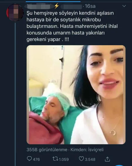 Ameliyat olan babasıyla video paylaşınca linç edildi - 2