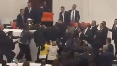 TBMM Genel Kurulu’ndaki görüşmede kavga!