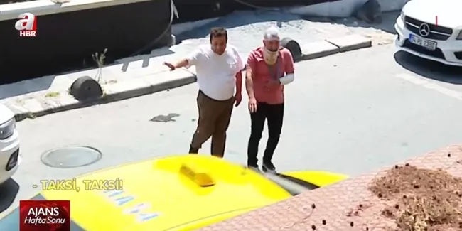 Hastane önünde taksi çilesi | Kısa mesafe, değişim saat ve trafik! Taksiye binilmiyor