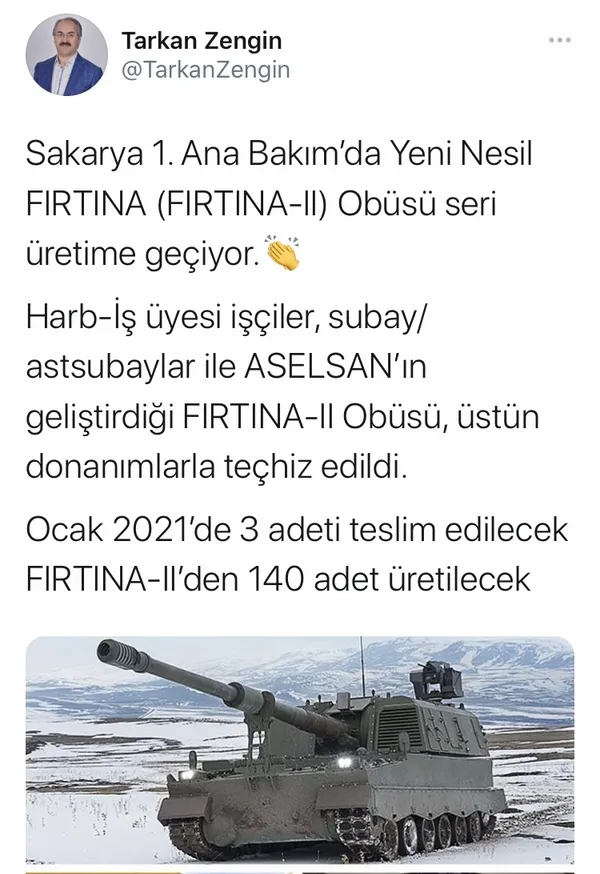 FIRTINA-2 seri üretime geçiyor! Başkan Erdoğan gövde kaynağını yapmıştı