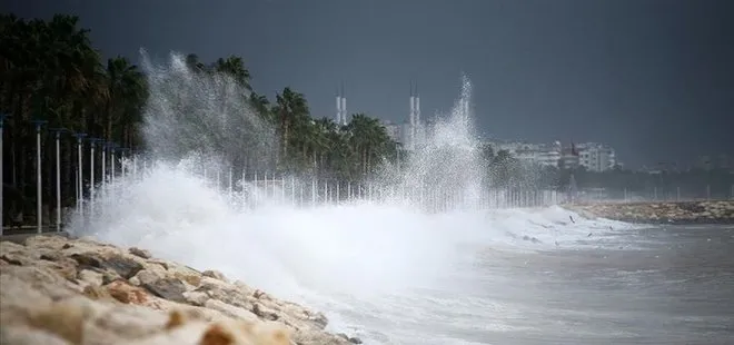 Doğu Akdeniz'de fırtına beklentisi: Meteoroloji'den uyarı geldi