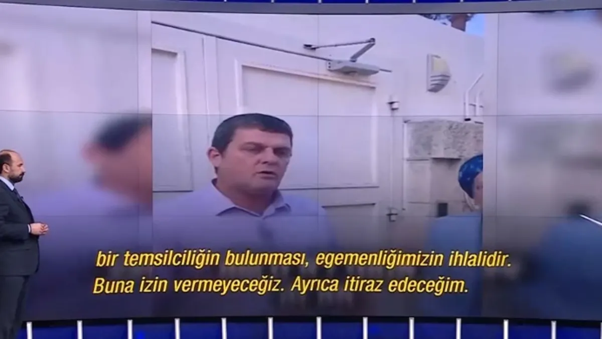 Kudüs Başkonsolosluğu önünde provokasyon!