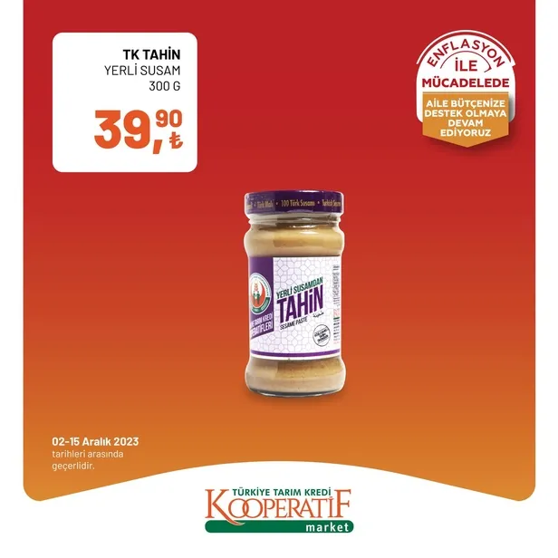 Tarım Kredi Market 11 Aralık indirim kataloğu çıktı! Dev rulo havlu, yumuşatıcı, çay, bütün piliç, tereyağı, tost peyniri, süt, beyaz peynir, pirinç ucuza satışta…