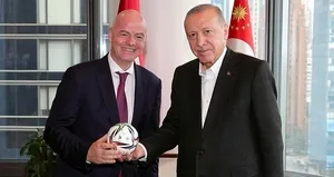 Başkan Erdoğan, FIFA Başkanı’nı kabul etti