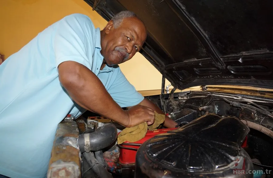 1967 model klasik Chevrolet'e gözü gibi bakıyor 4