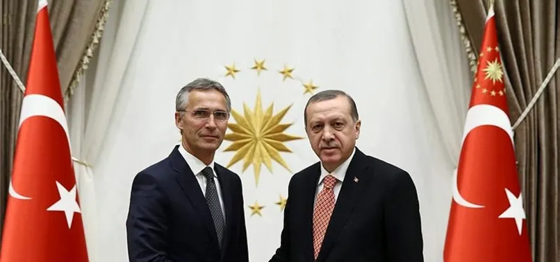 Erdoğan, NATO Genel Sekreteri Stoltenberg'i kabul etti