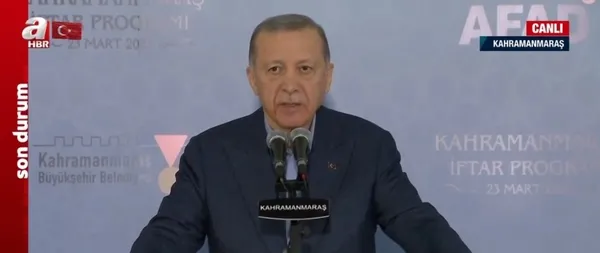 Başkan Erdoğan’dan Kahramanmaraş’taki iftar programında önemli açıklamalar: Terörü yenip oyunları bozacağız