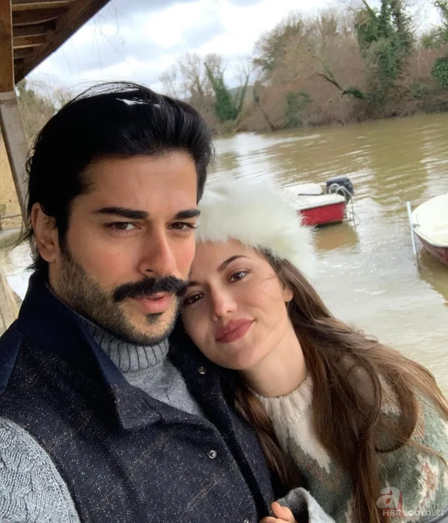 Kuruluş Osman oyuncusu Burak Özçivit ve Fahriye Evcen'in pazar pozu rekor kırdı 3