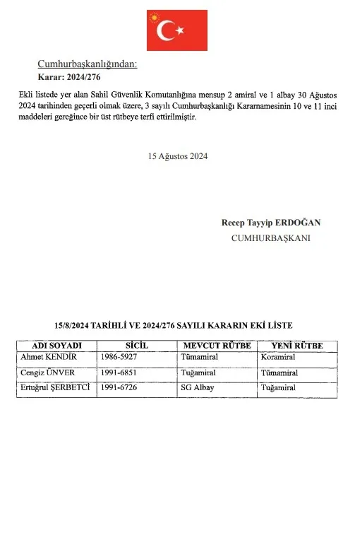 Atama kararları Resmi Gazete'de yayımlandı!
