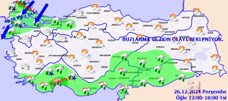 İstanbul’da karakış kapıya dayandı: Çok kuvvetli geliyor! Meteoroloji 26 Aralık hava durumu raporu 7