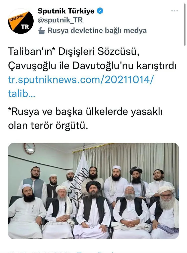 Rus medya kuruluşu Sputnik'in ikiyüzlülüğü! Türkiye'ye gelince "terör örgütü" Rusya'ya gidince "heyet" - 2