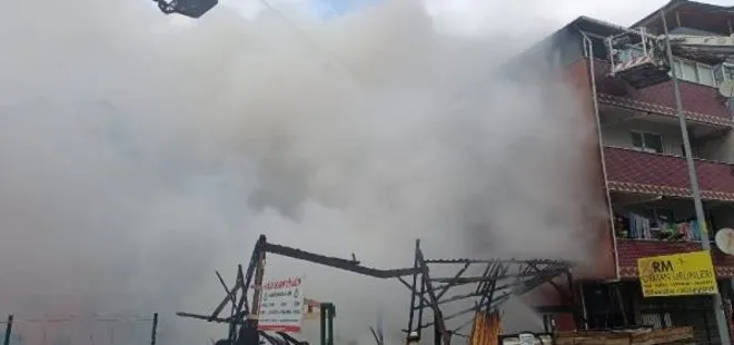 İstanbul'da korkutan yangın!