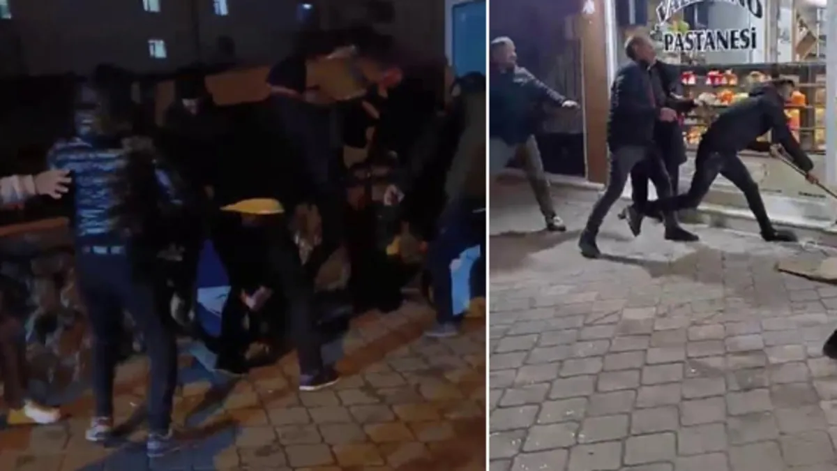 Ağrı'da dolmuş ihalesi için taşlı sopalı kavga kanlı bitti! 1 ağır yaralı