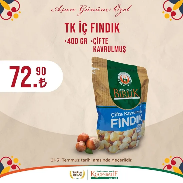 Tarım Kredi Market indirimlerinde son 6 gün! Katalogda yok yok! Çamaşır deterjanı 99.90, Ayçiçek yağı 36.90, Süzme peynir 64.90, zeytin 57.90 TL...