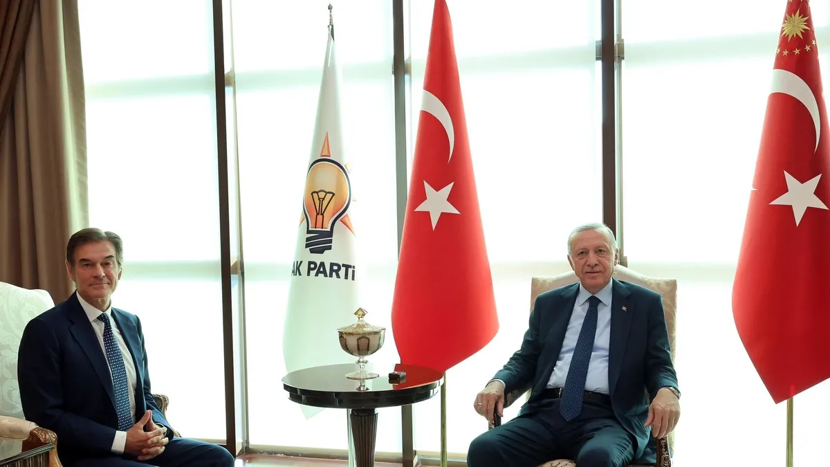 Başkan Erdoğan Prof. Dr. Mehmet Öz'ü kabul etti!