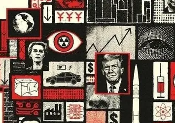 Krizlerin habercisi The Economist'ten dikkat çeken kapak! Sembollerin anlamı ne? | "Küresel çete planları"