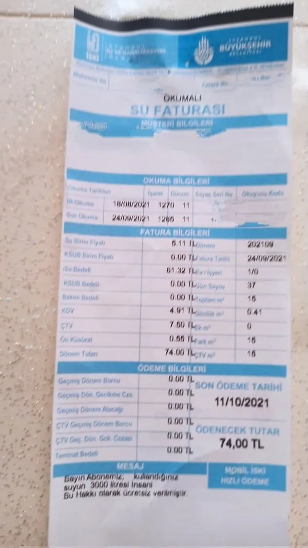 Yine sözünde durmadı! CHP’li İSKİ suda İnsani Kullanım Hakkı’nı kaldırdı: Yüzde 20 zamlandı