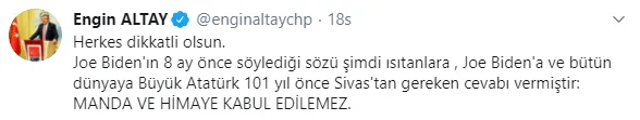 Joe Biden’ın skandal sözlerine karşı Türkiye ayağa kalktı! Bakın muhalefet neyin peşinde...