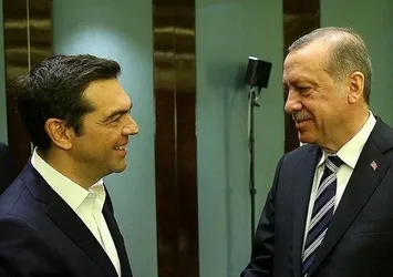 Başkan Erdoğan Çipras ile görüştü