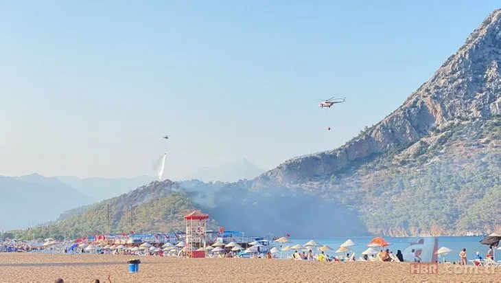 Antalya’da korkutan yangın! Adrasan Sahili’ne yakın bölgede alevler yükseldi! Ekipler müdahale ediyor