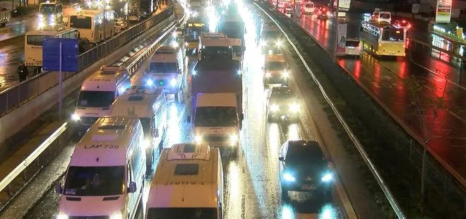 İstanbul trafiğinde akşam kabusu! Yoğunluk yüzde 87