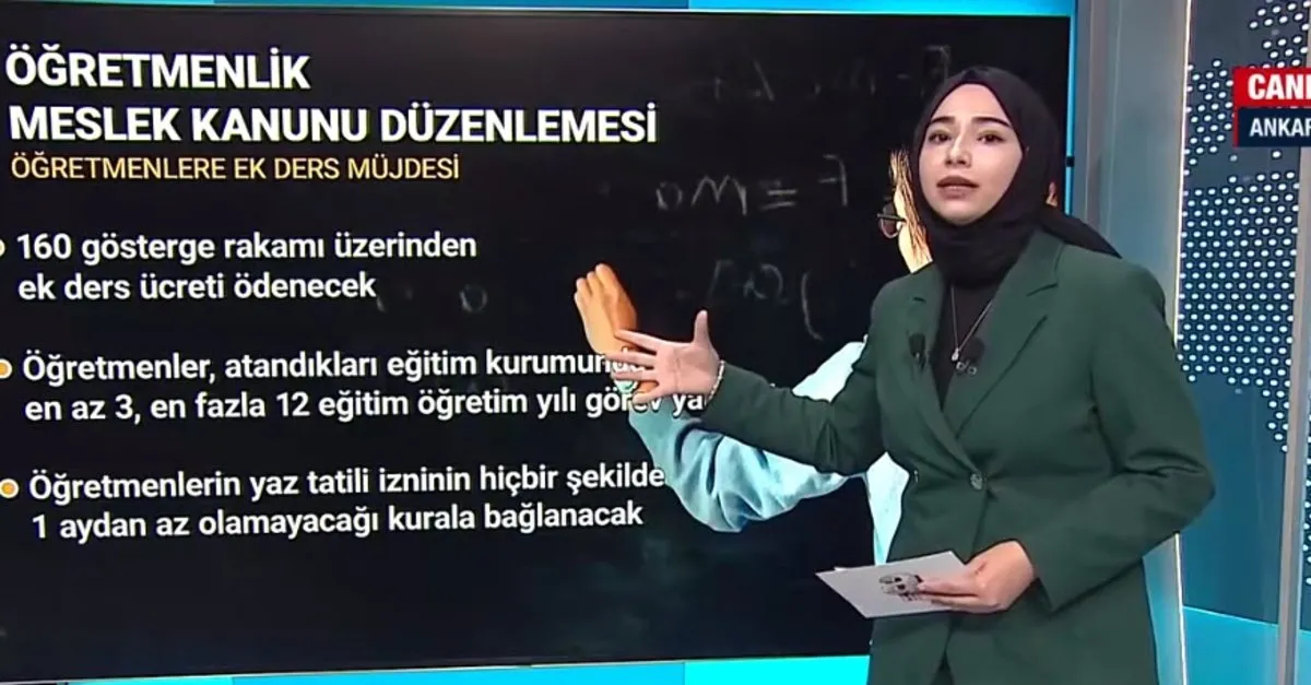 Öğretmenlerin ek ders ücreti artacak! Öğretmenlik kanunu haftaya Meclis'te