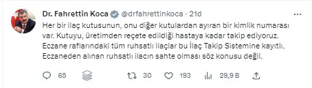 Sağlık Bakanı Fahrettin Koca'dan piyasada bulunamayan ilaçlarla ilgili açıklama: Üretim artırıldı - 1