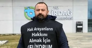 İşçi Numan’ın adalet yürüyüşü!