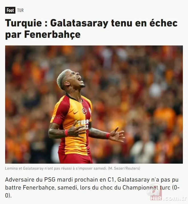 Avrupa Galatasaray-Fenerbahçe derbisini konuştu 8